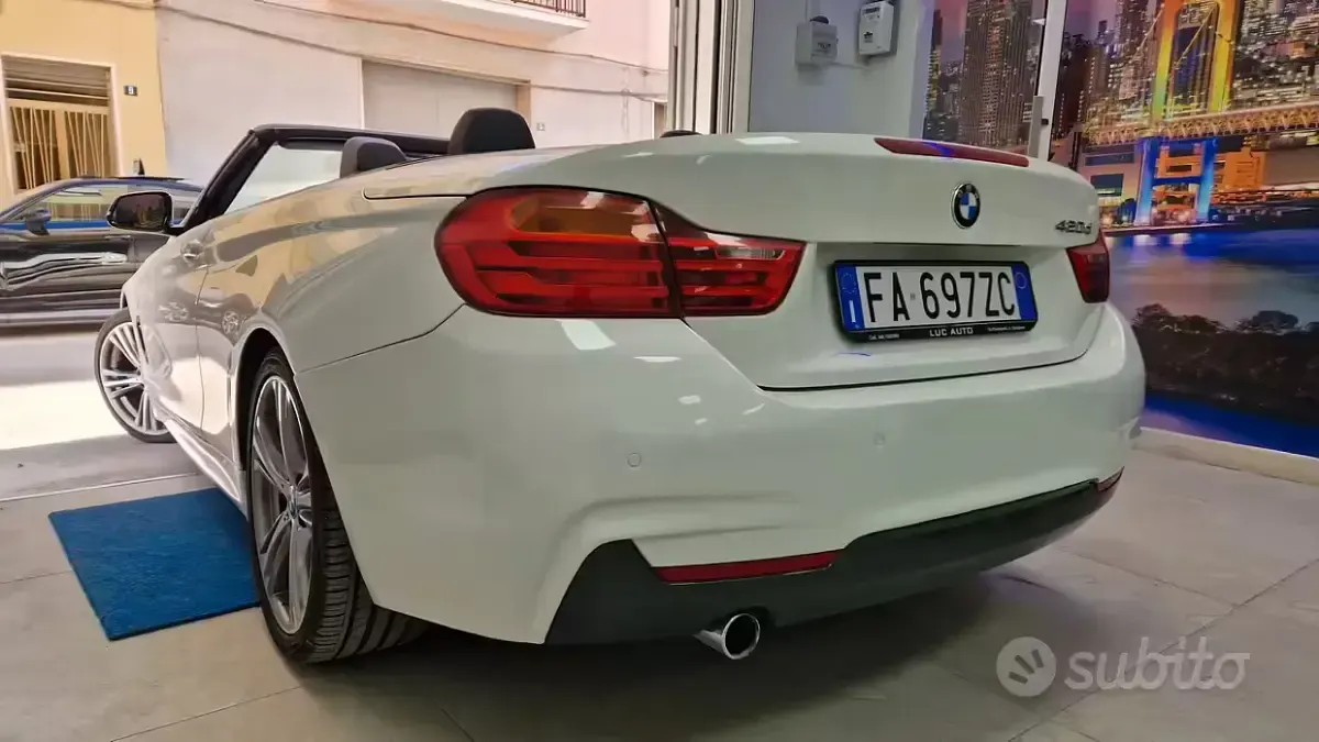 Usata BMW 420 M Sport 190 CV (139 kW) 2015 Bianco Cabrio