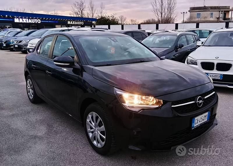 Usata Opel Corsa Elegance 74 CV (54 kW) 2020 Nero Utilitaria