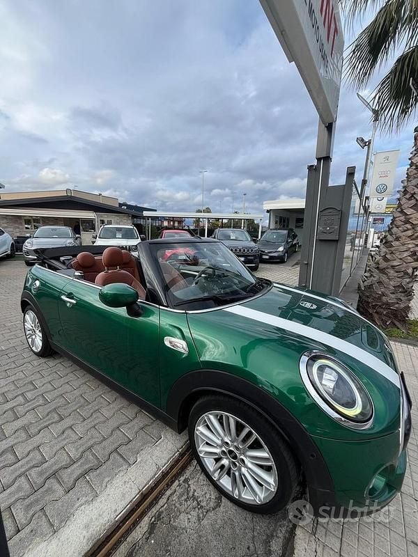 Usata Mini Cooper S Cabriolet 178 CV (130 kW) 2021 Verde Cabrio