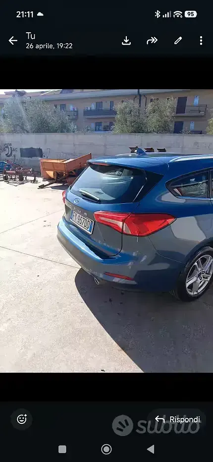 Usata Ford Focus Active 120 CV (88 kW) 2019 Bluazzurro Station wagon