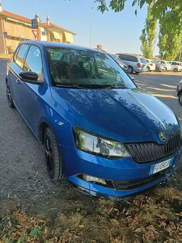 Usata Skoda Fabia Monte Carlo 90 CV (66 kW) 2016 Blu/azzurro Berlina