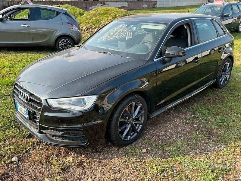 Nero Usata 2015 Audi A3 Tre volumi | 12.400 € (Buon prezzo) - Immagine 1/4