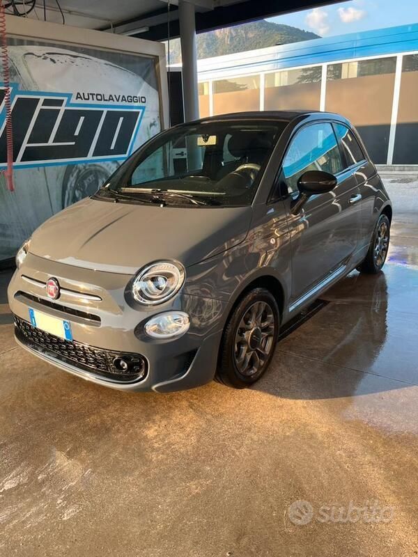 Usata Fiat 500C Connect 70 CV (51 kW) 2022 Grigio Cabrio