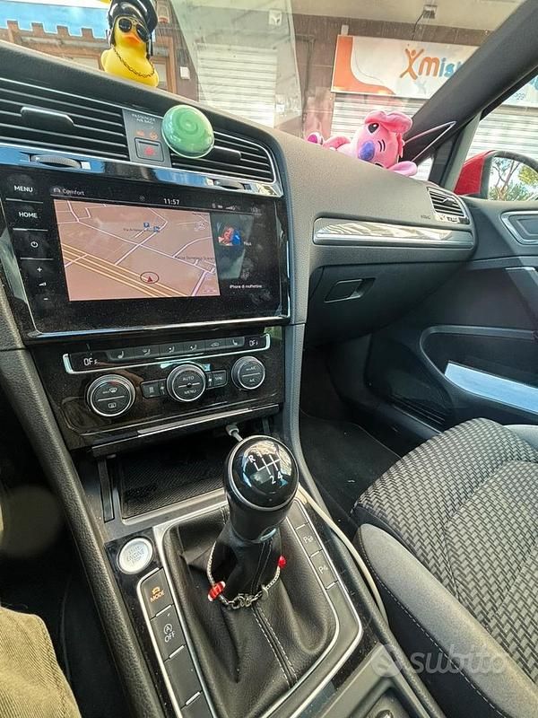 Usata VW Golf VII 2018 Rosso Berlina