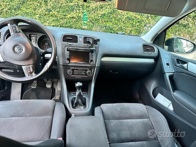 Usata VW Golf VI 160 CV (117 kW) 2010 Nero Utilitaria
