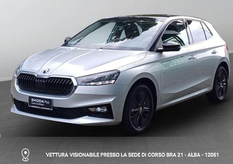 Nuova Skoda Fabia Style 80 CV (58 kW) 2025 Argento brillante metallizzato Utilitaria