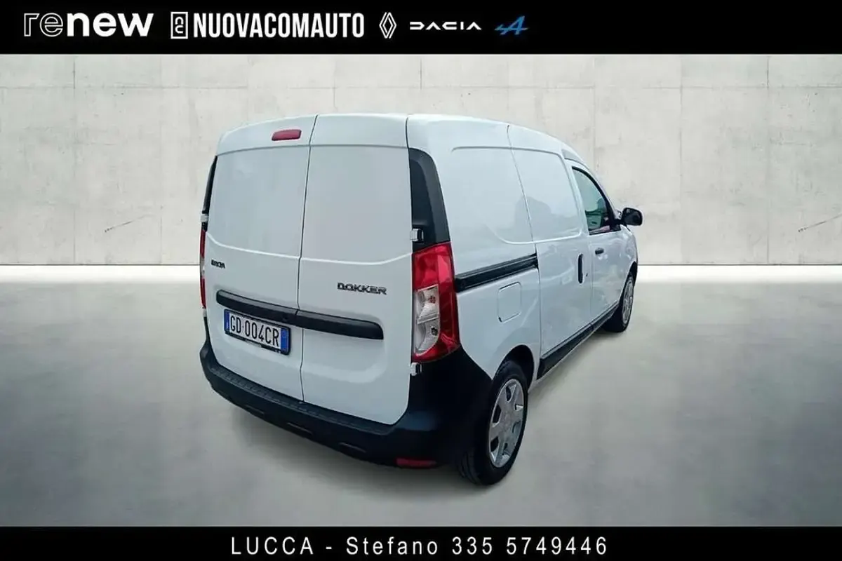 Usata Dacia Dokker 75 CV (55 kW) 2021 Bianco ghiaccio Monovolume