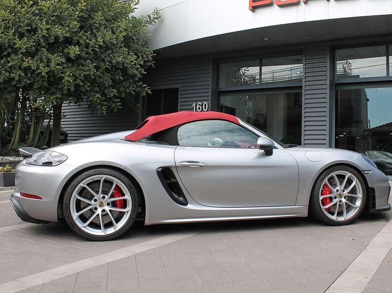 Usata Porsche 718 Spyder 420 CV (308 kW) 2021 Argento gt metallizzato Cabrio