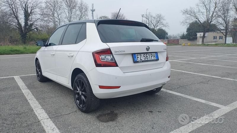 Usata Skoda Fabia 95 CV (69 kW) 2019 Bianco Berlina