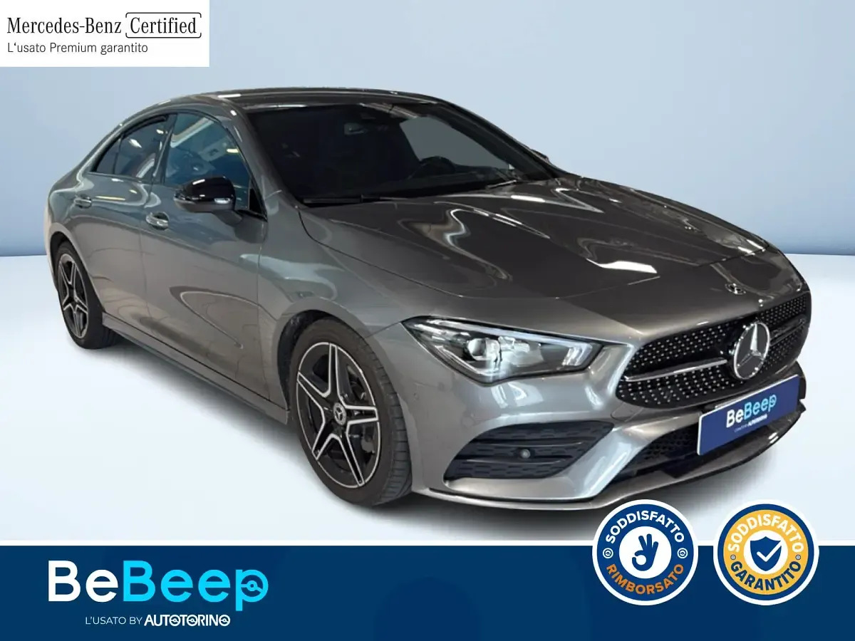 Usata Mercedes CLA180 Premium 116 CV (85 kW) 2020 Grigio metallizzato Coupé