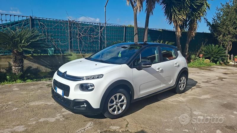 Usata Citroën C3 Feel 83 CV (61 kW) 2019 Bianco Utilitaria