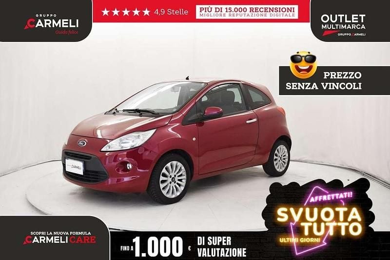 Bordeaux metallizzato Usata 2014 Ford Ka Titanium Tre volumi | 6000 € (Cara) - Immagine 1/4