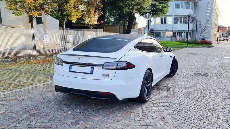 Usata Tesla Model S Plaid 750 kW (1020 CV) 2023 Bianco Utilitaria