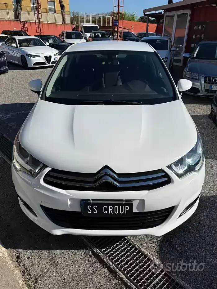 Usata Citroën C4 Feel 120 CV (88 kW) 2017 Bianco Berlina