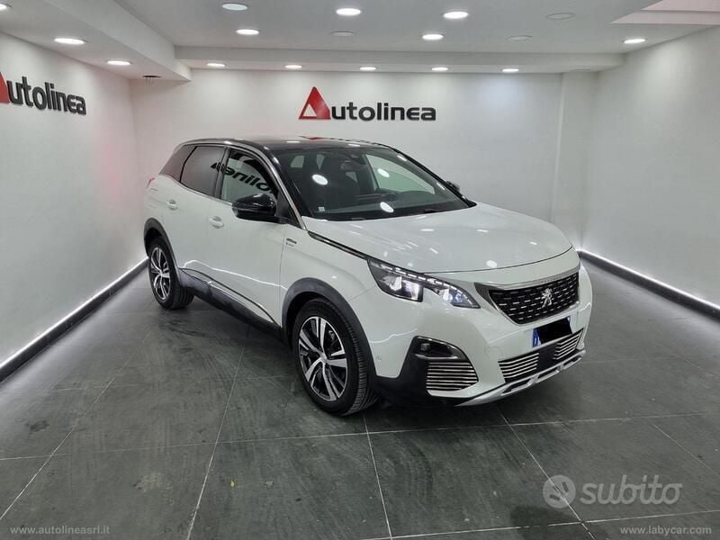 Bianco Usata 2018 Peugeot 3008 GT-line SUV | 16.990 € (Buon prezzo) - Immagine 1/4
