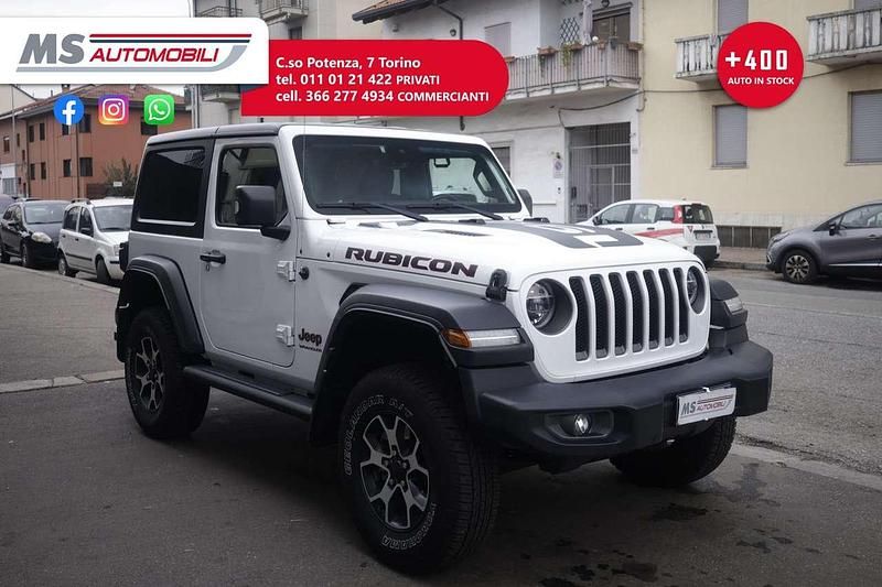 Bianco Usata 2021 Jeep Wrangler Rubicon SUV | 51.900 € (Molto cara) - Immagine 1/4