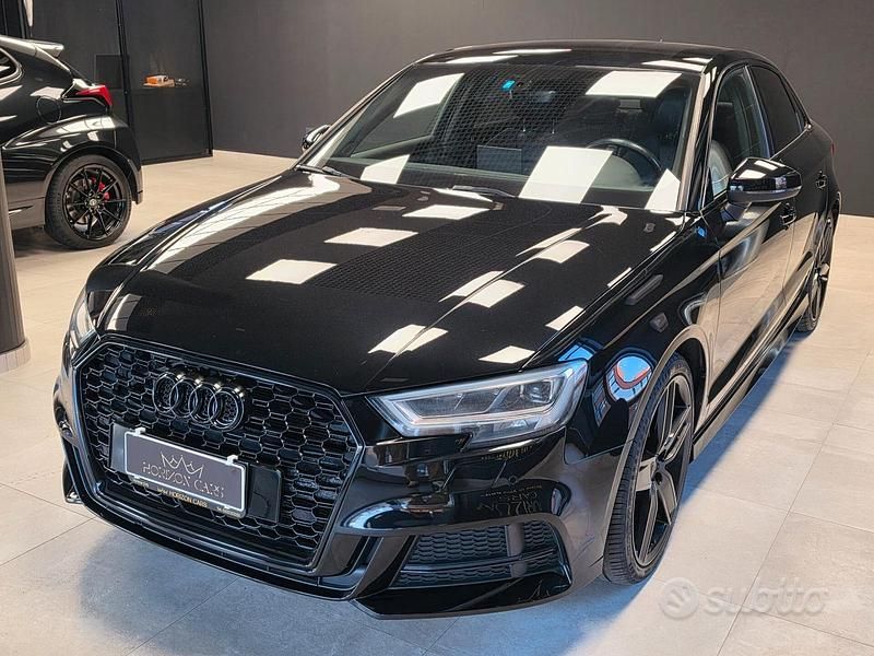 Usata Audi A3 S-Line 184 CV (135 kW) 2017 Nero Berlina