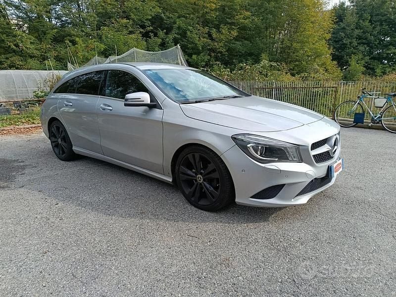 Usata Mercedes CLA200 136 CV (100 kW) 2015 Argento Coupé