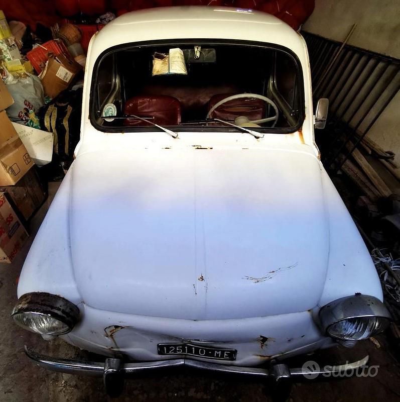 Usata Fiat 600 1970 Bianco Berlina
