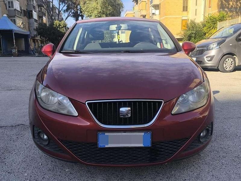 Usata Seat Ibiza Style 80 CV (58 kW) 2009 Rosso Berlina