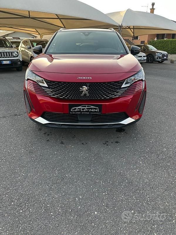 Usata Peugeot 3008 GT 131 CV (96 kW) 2021 Rosso Station wagon