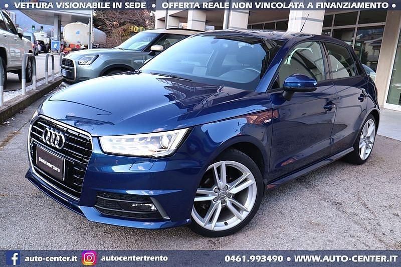 Usata Audi A1 S-Line 95 CV (69 kW) 2016 Blu Utilitaria
