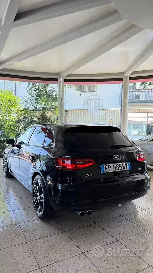 Usata Audi A3 Ambition 150 CV (110 kW) 2013 Nero Berlina