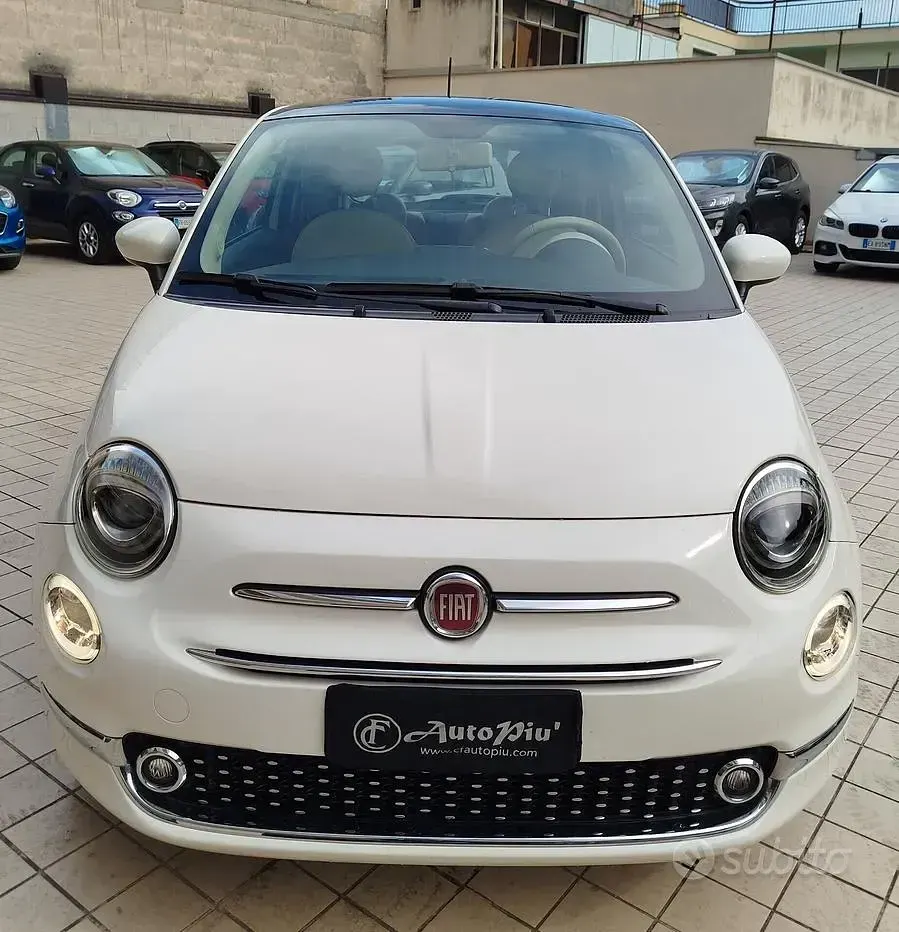 Usata Fiat 500 Lounge 69 CV (50 kW) 2016 Bianco Utilitaria