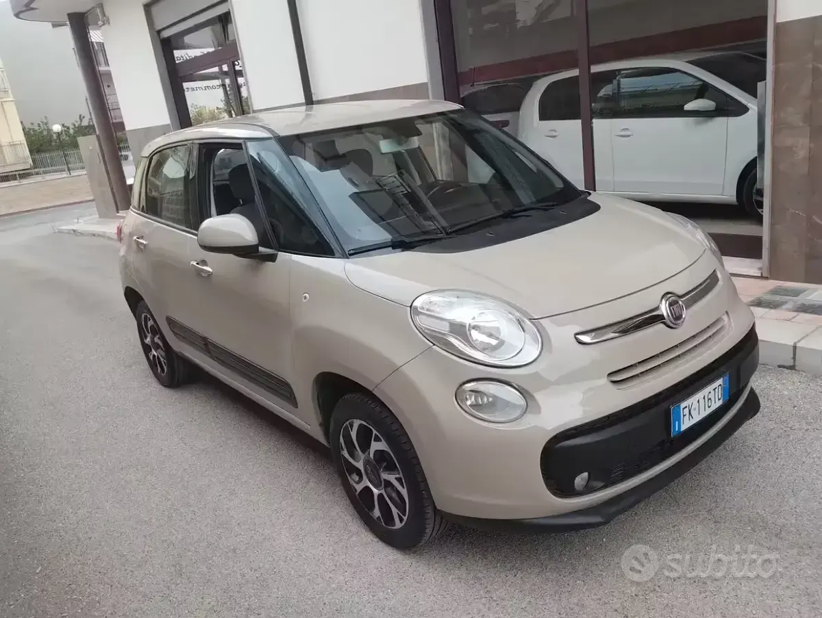 Usata Fiat 500L Pop Star 80 CV (58 kW) 2017 Beige Monovolume