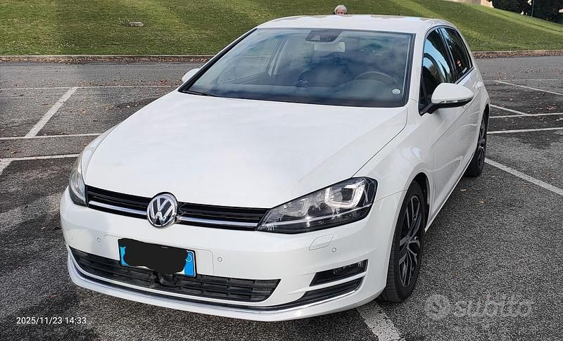 Usata VW Golf VII 140 CV (102 kW) 2013 Bianco Berlina