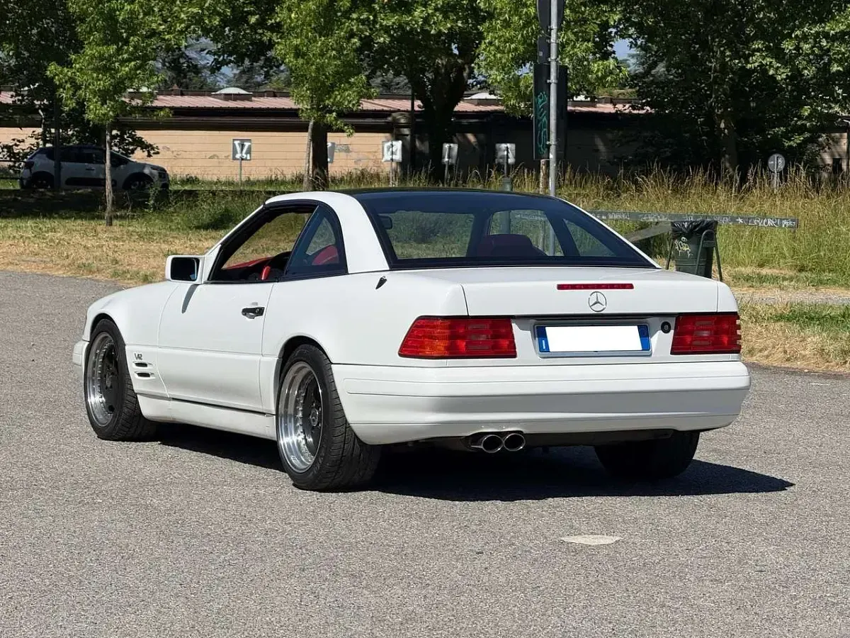 Usata Mercedes SL600 394 CV (289 kW) 1998 Bianco Cabrio