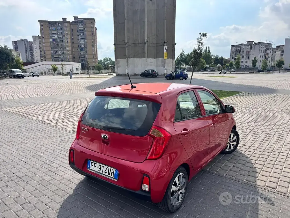 Usata Kia Picanto 67 CV (49 kW) 2015 Rosso Utilitaria