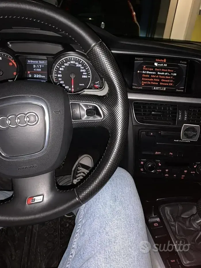 Usata Audi A5 S-line plus 190 CV (139 kW) 2011 Nero Coupé