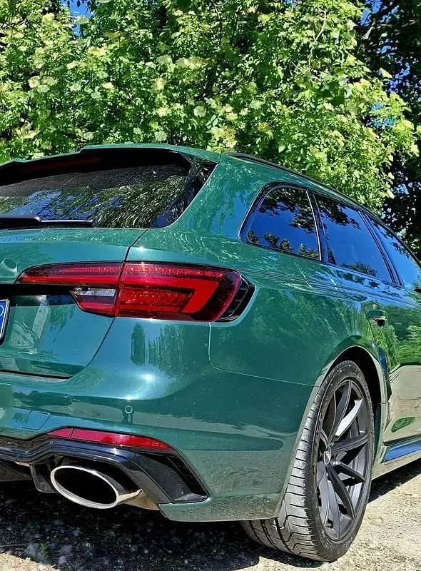 Usata Audi RS4 Exclusive 450 CV (330 kW) 2018 Verde Station wagon