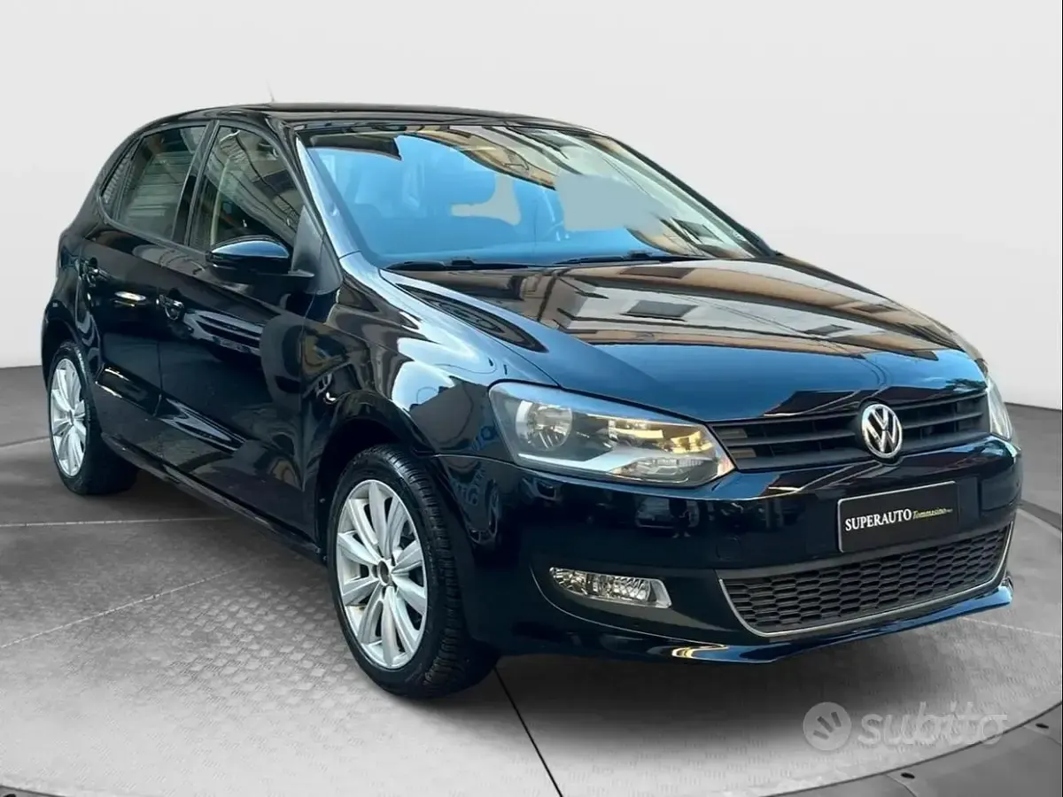 Usata VW Polo Highline 90 CV (66 kW) 2010 Nero Utilitaria