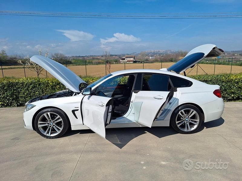 Begagnad BMW 418 M Sport 150 HK (110 kW) 2017 Vit Sportkupé