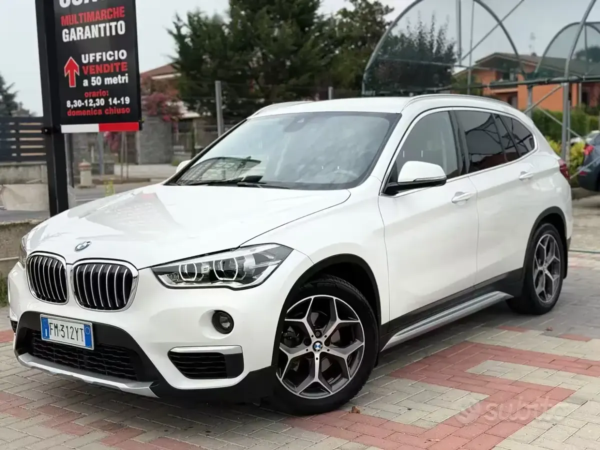 Usata BMW X1 xLine 150 CV (110 kW) 2018 Bianco SUV