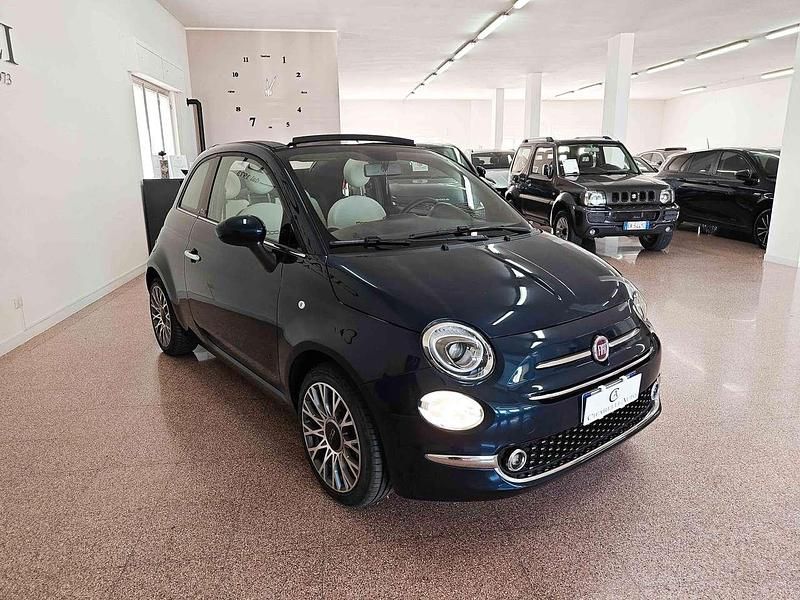 Usata Fiat 500C Star 70 CV (51 kW) 2020 Blu dipinto di blu Cabrio