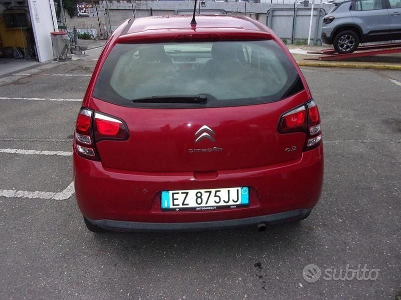 Usata Citroën C3 Exclusive 82 CV (60 kW) 2015 Rosso Berlina