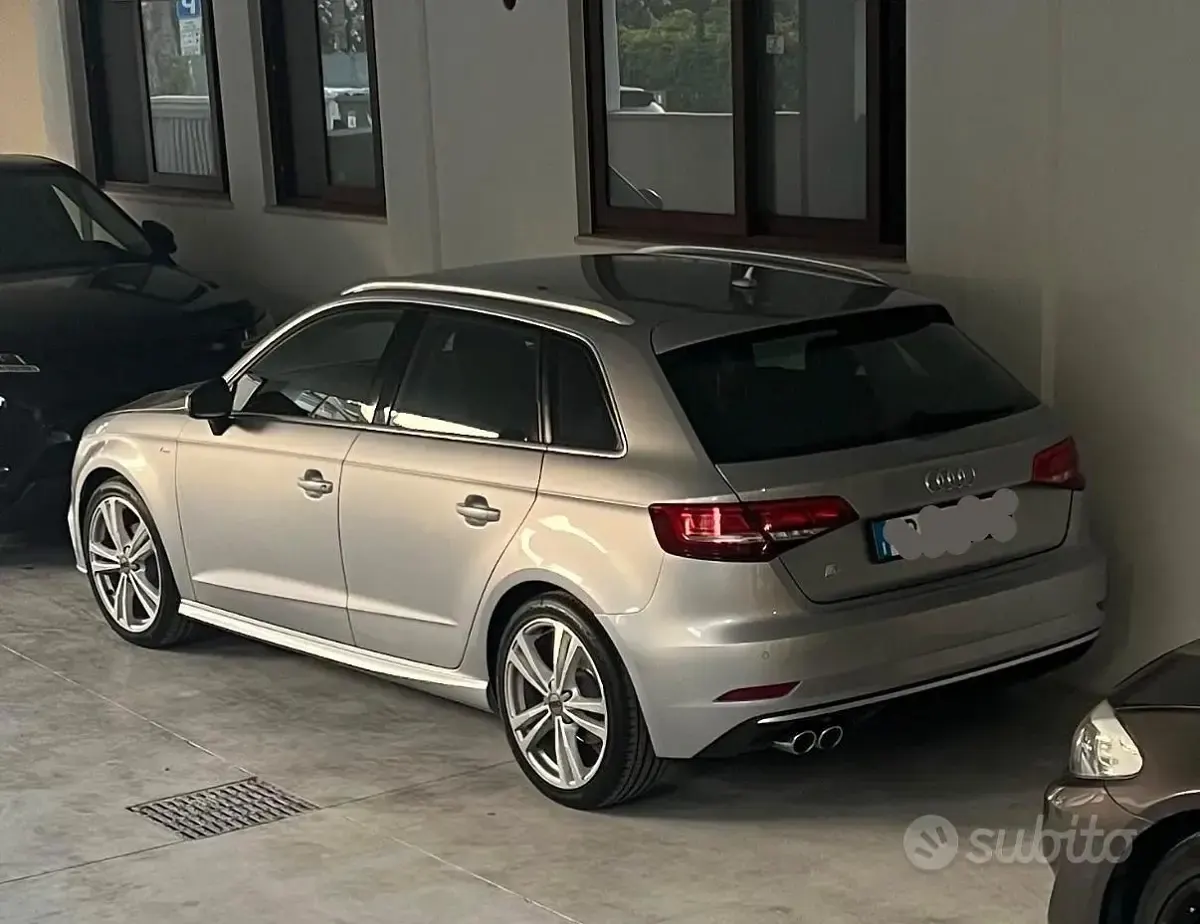 Usata Audi A3 Sport 150 CV (110 kW) 2017 Grigio Berlina