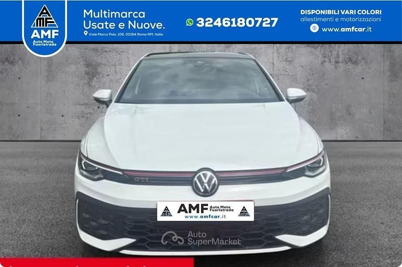 Usata VW Golf VIII GTI 265 CV (194 kW) 2024 Bianco Berlina