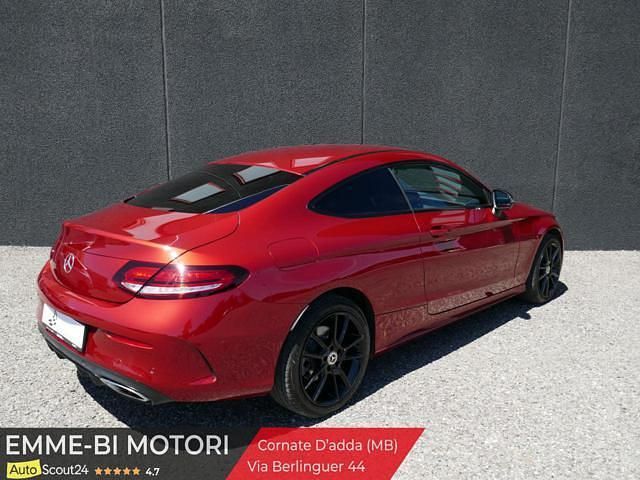 Usata Mercedes C180 Premium 156 CV (114 kW) 2019 Rosso Coupé