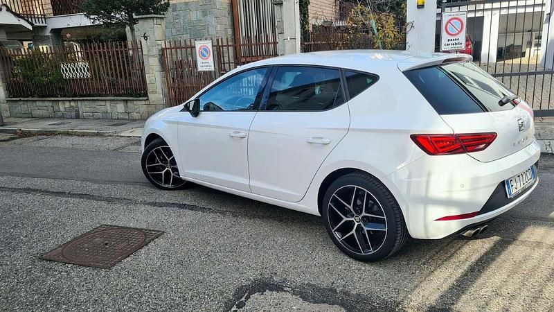 Usata Seat Leon FR 184 CV (135 kW) 2017 Bianco Berlina
