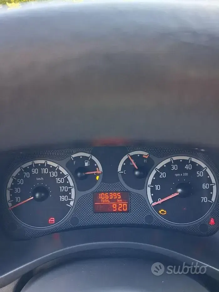 Usata Fiat Panda Dynamic 60 CV (44 kW) 2010 Rosso Utilitaria