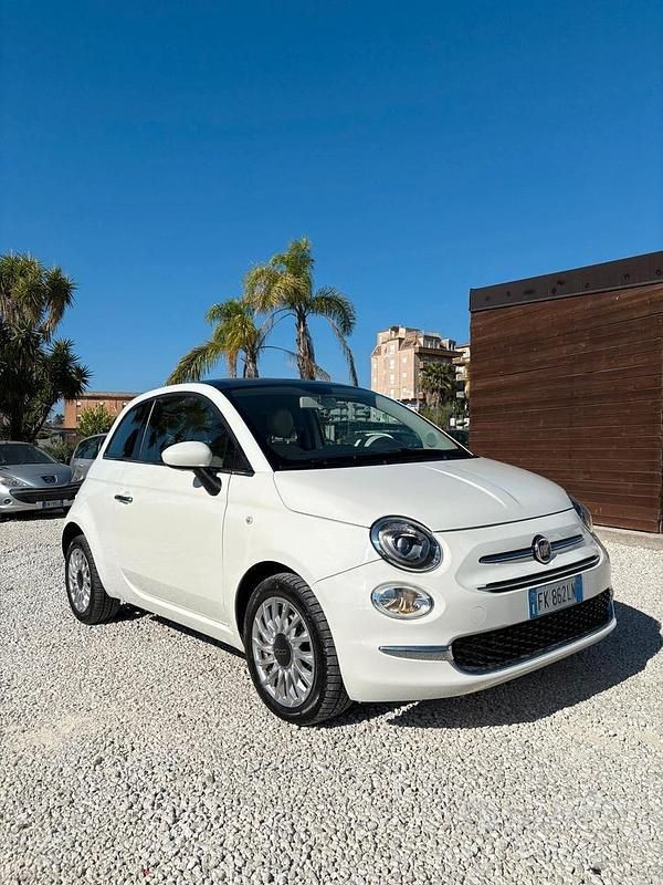 Usata Fiat 500 Lounge 70 CV (51 kW) 2017 Bianco Berlina
