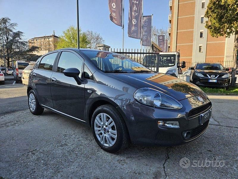 Usata Fiat Punto Lounge 75 CV (55 kW) 2014 Grigio Utilitaria