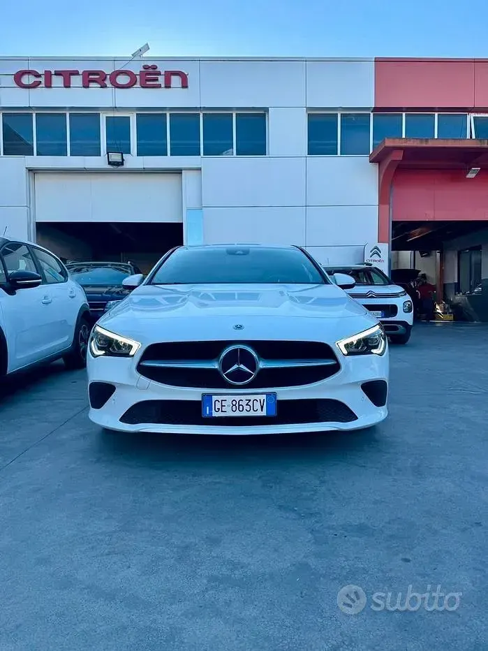 Usata Mercedes CLA200 Executive 150 CV (110 kW) 2021 Bianco Coupé