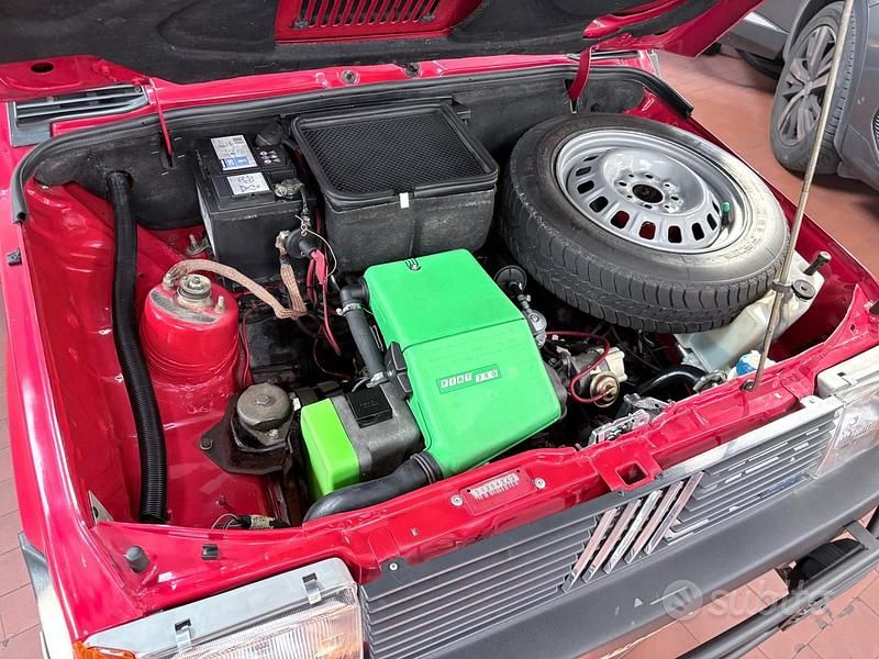 Usata Fiat Panda 1989 Rosso Cabrio