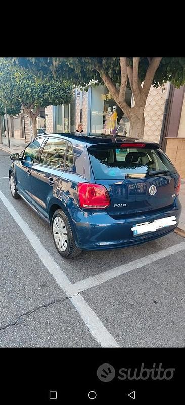 Usata VW Polo 75 CV (55 kW) 2009 Blu Utilitaria