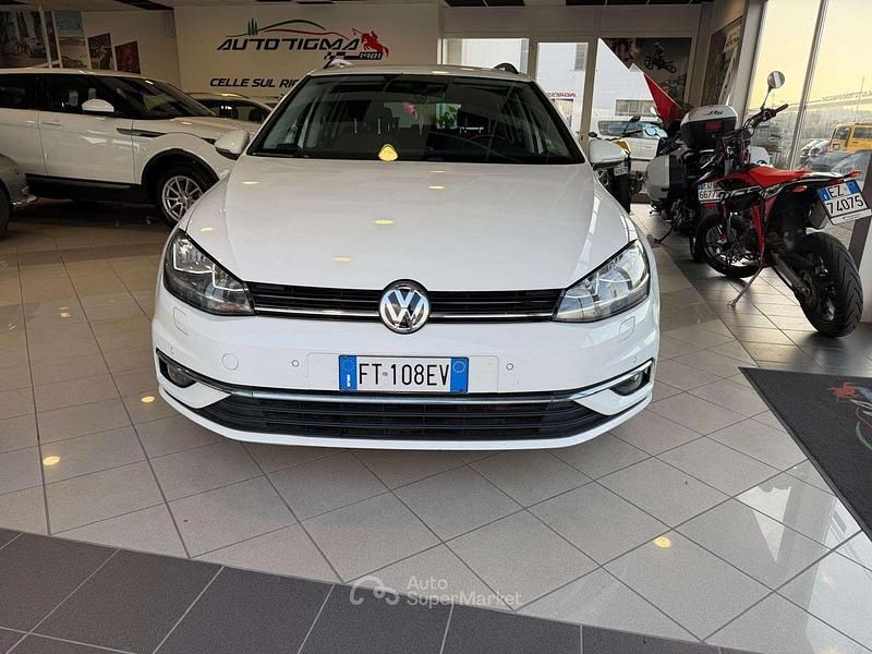 Usata VW Golf VII 116 CV (85 kW) 2017 Bianco Station wagon